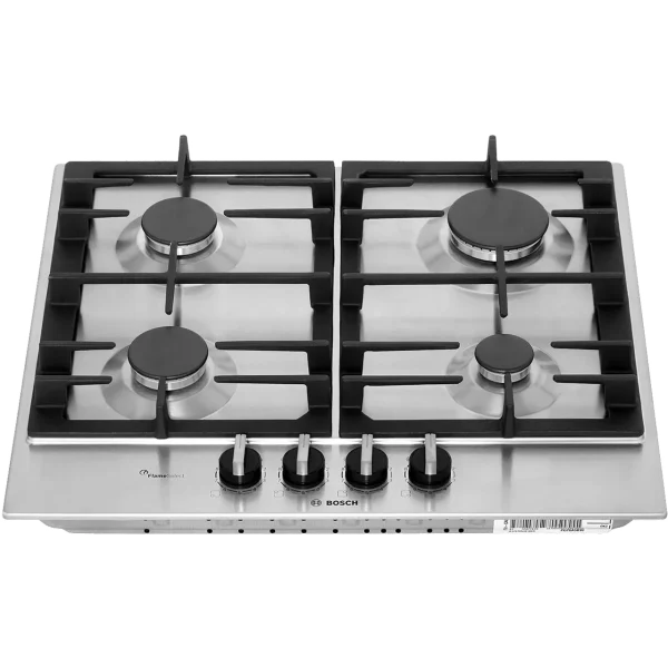 Gas hob with wok burner